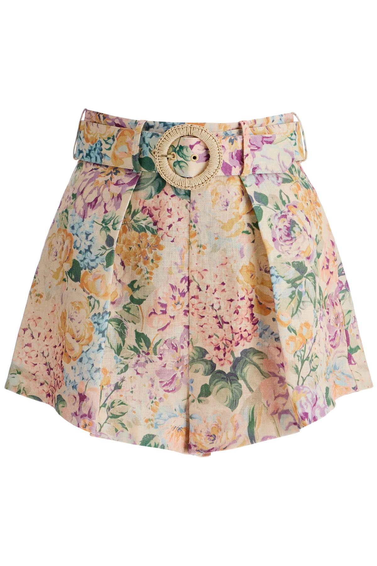 Zimmermann halliday linen tuck shorts - VivaceVenus