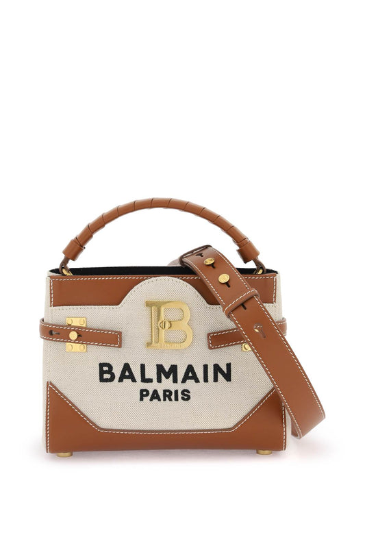 Balmain B Buzz 22 Top Handle Handbag   Nero