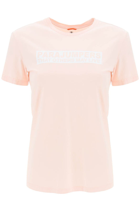 Parajumpers 'Box' Slim Fit Cotton T Shirt   Rosa