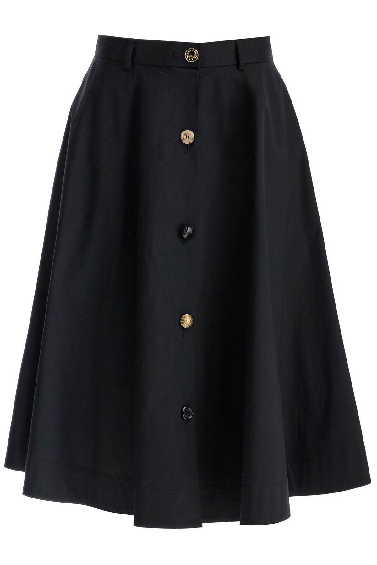 Moschino "poplin skirt with buttons" - VivaceVenus