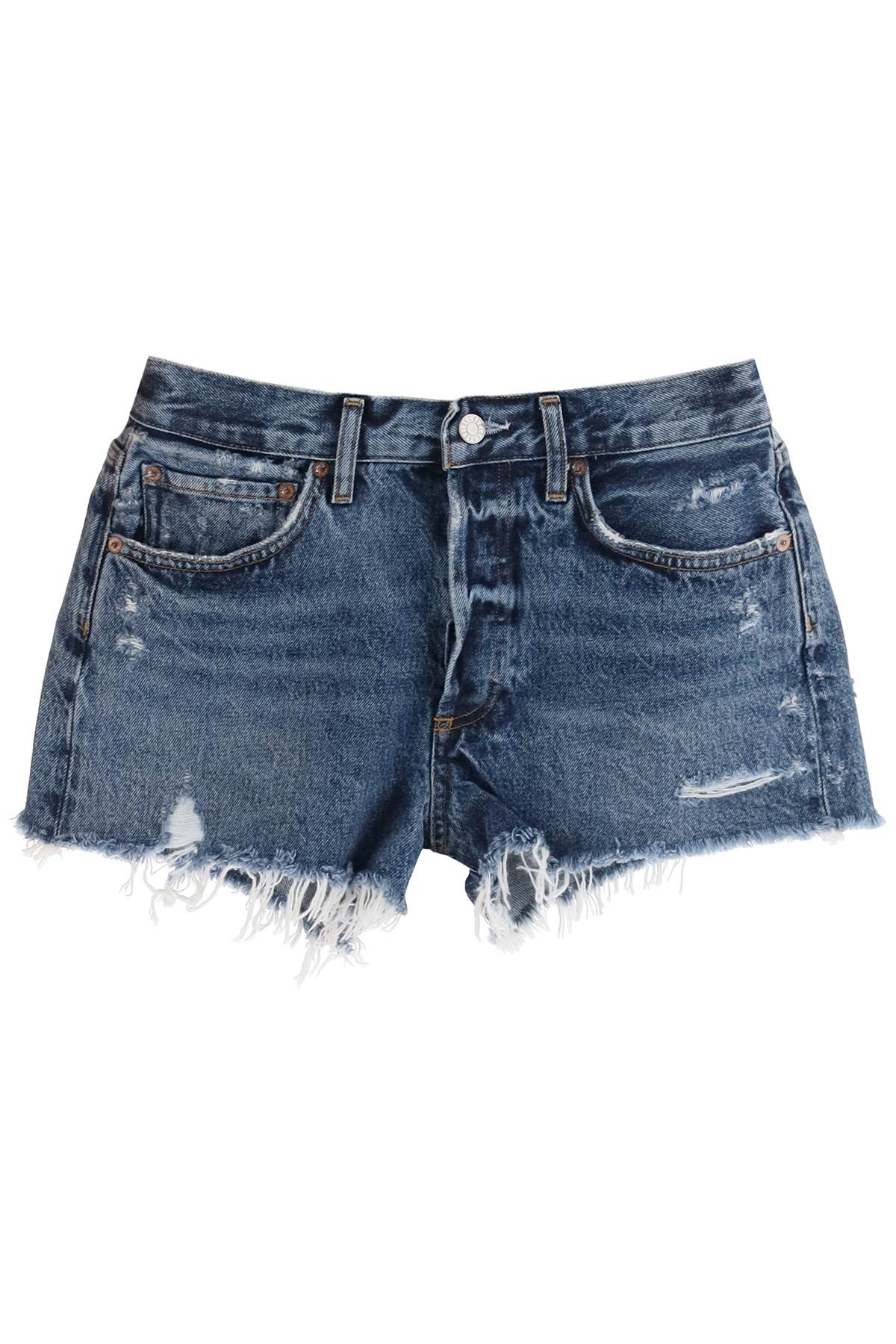 Agolde denim parker shorts for men - VivaceVenus