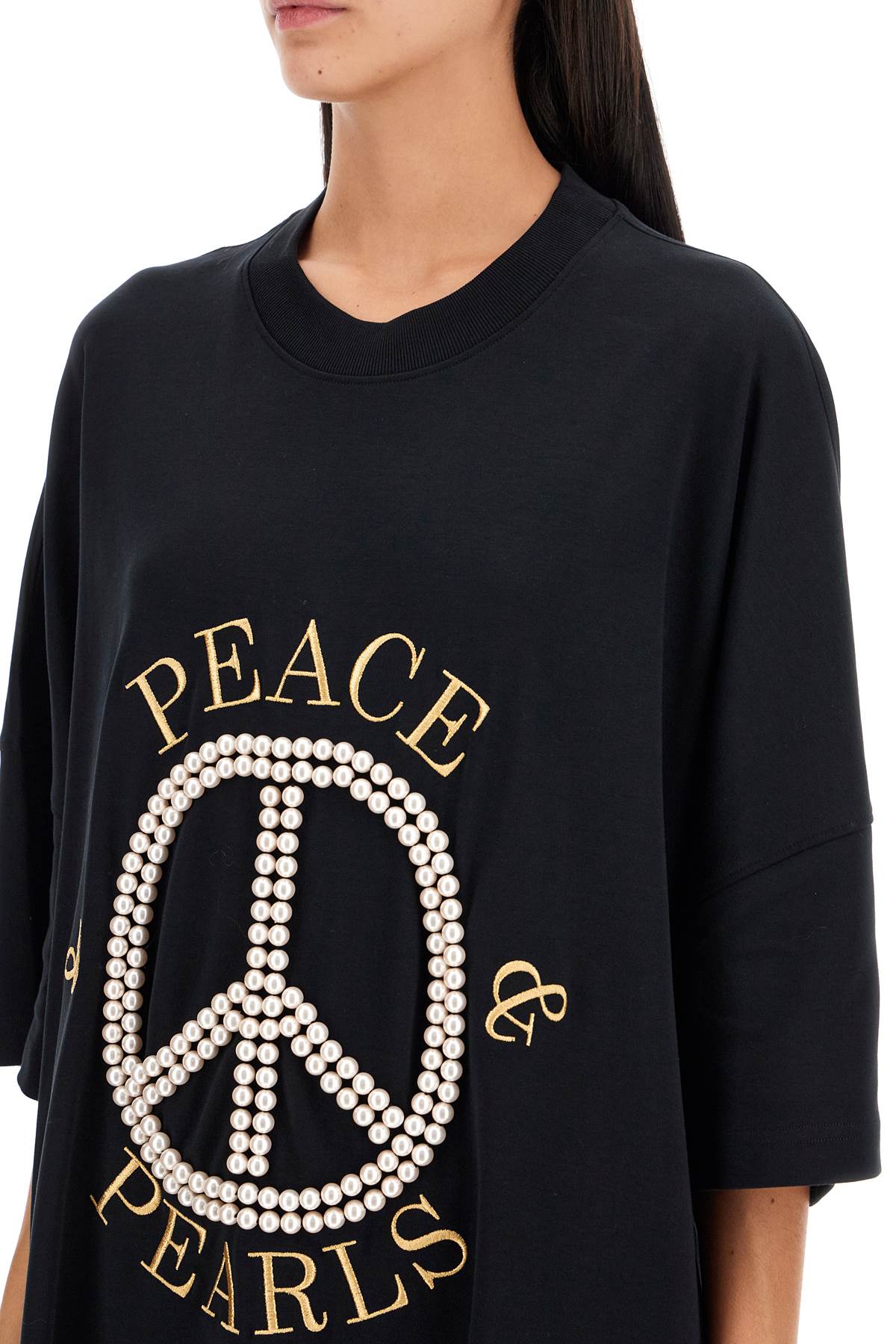 Moschino "peace & pearls t-shirt - VivaceVenus