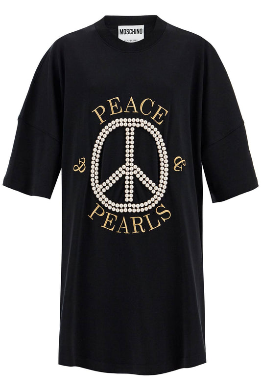 Moschino "peace & pearls t-shirt - VivaceVenus