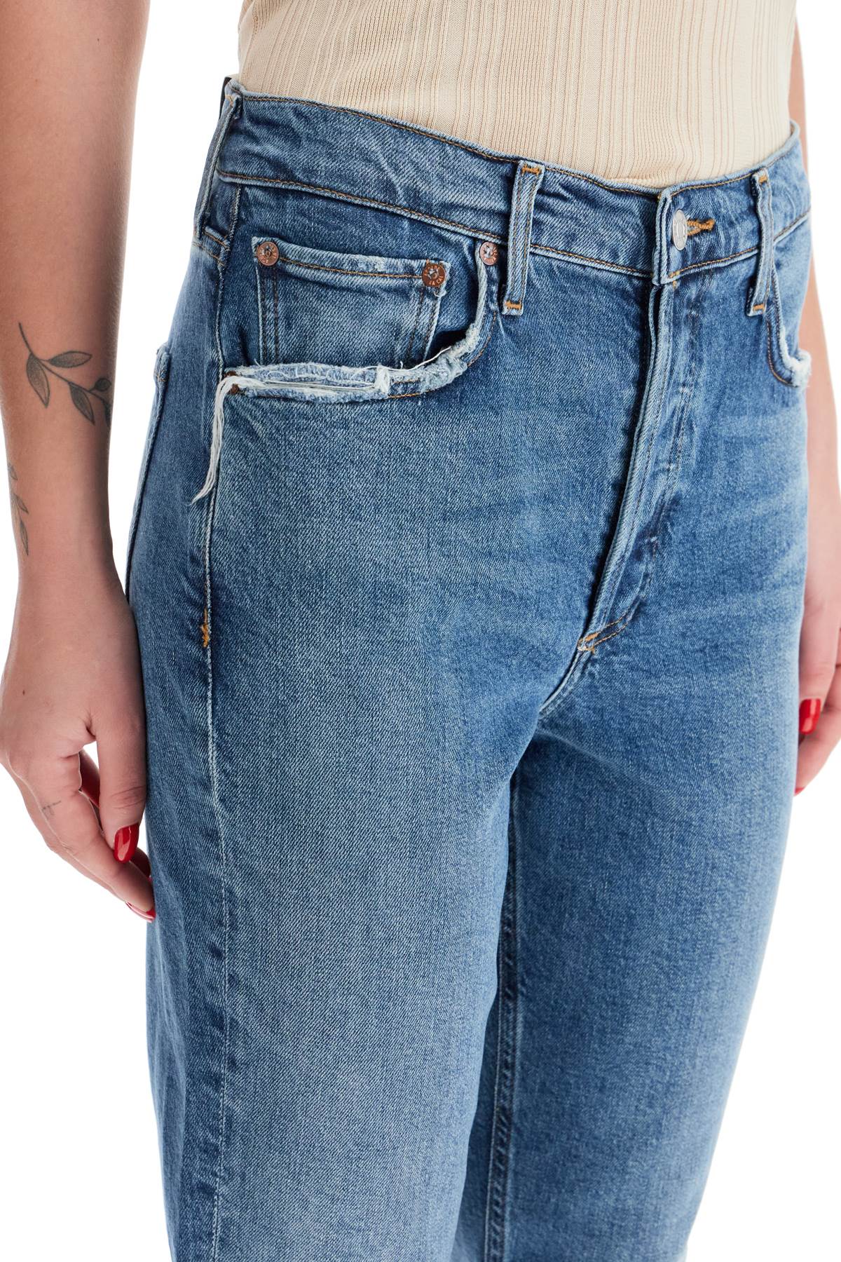 Agolde riley cropped jeans - VivaceVenus