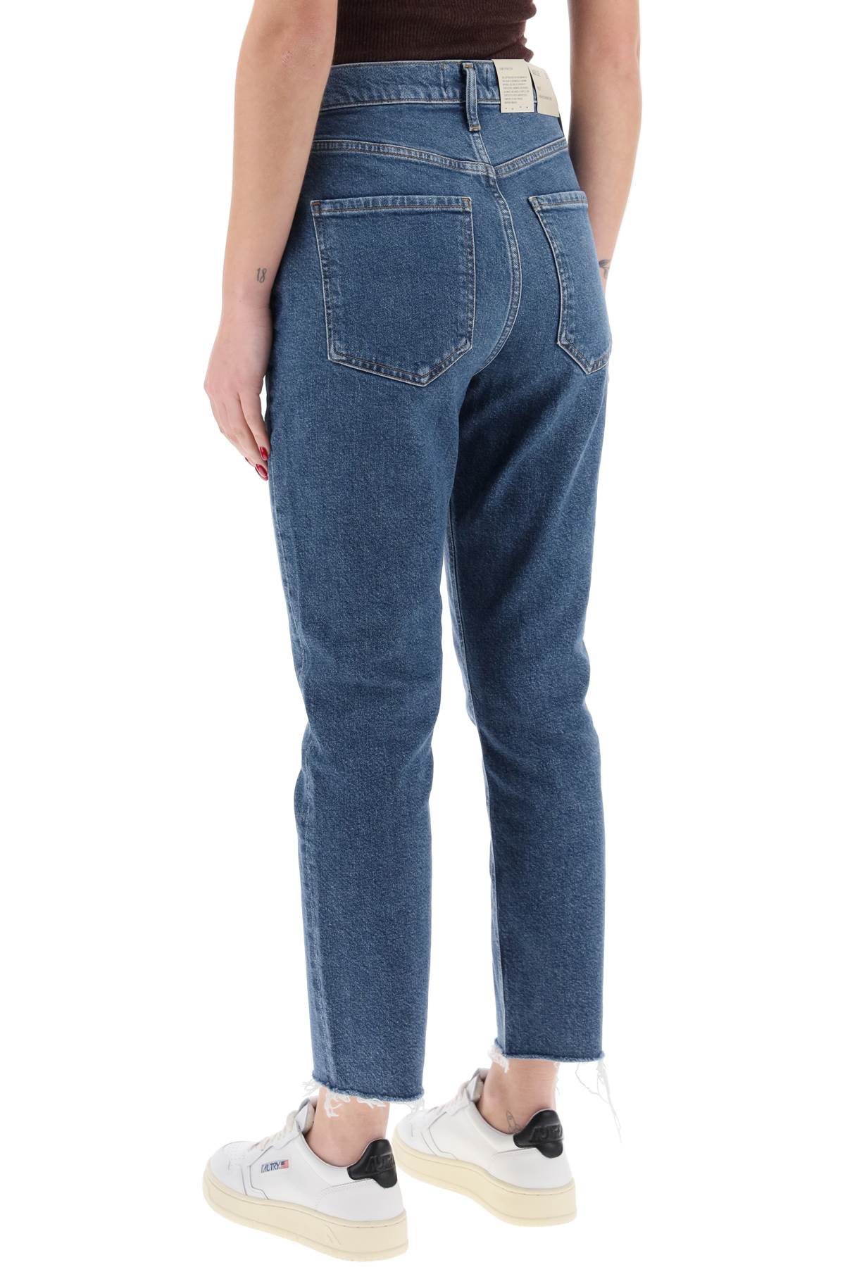 Agolde high-waisted straight cropped jeans in the - VivaceVenus