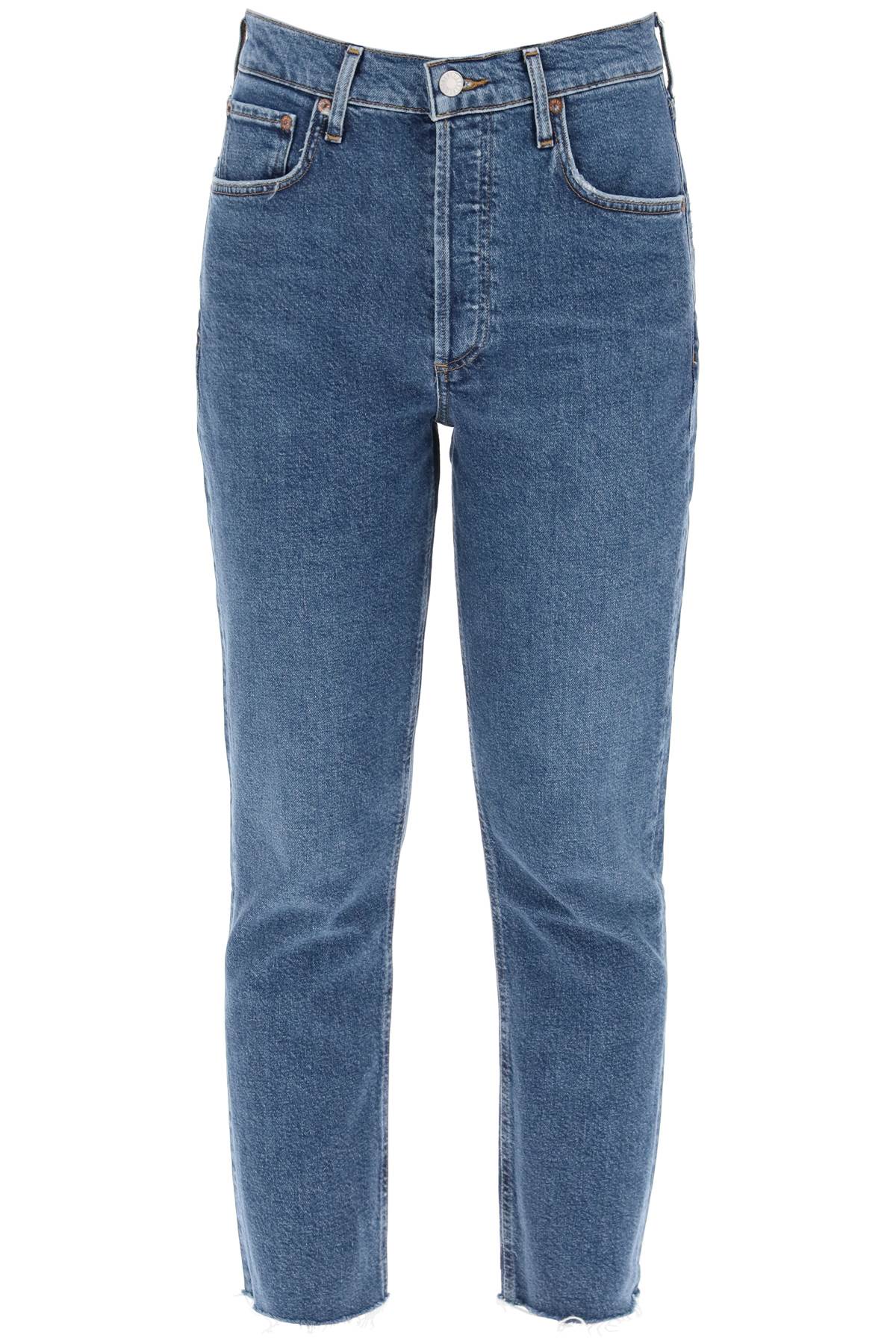 Agolde high-waisted straight cropped jeans in the - VivaceVenus