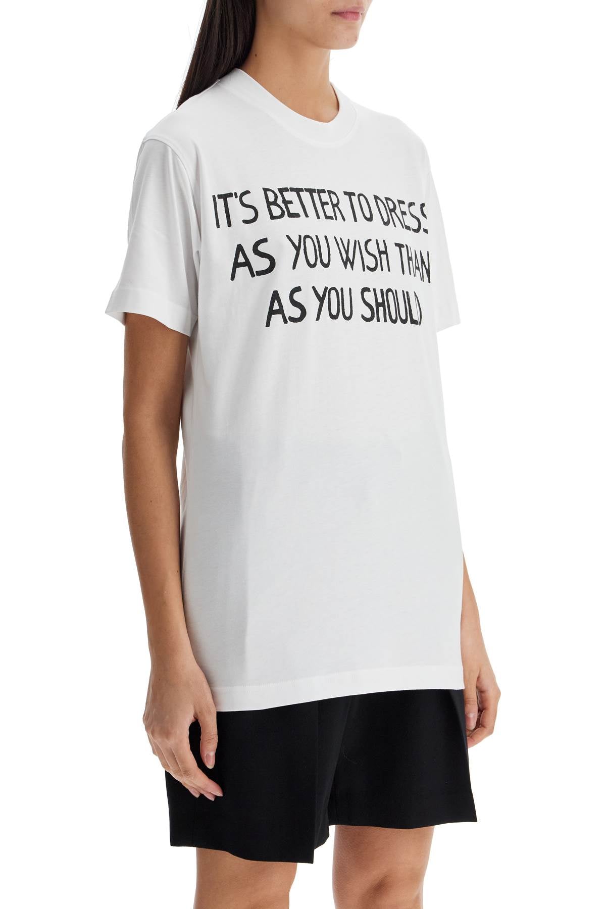 Moschino t-shirt with lettering print - VivaceVenus