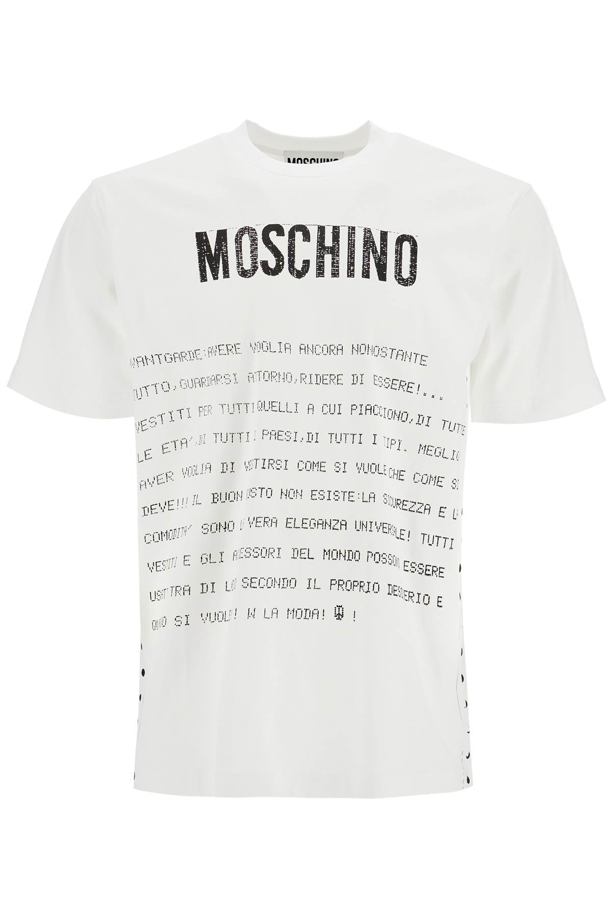 Moschino t-shirt with lettering print - VivaceVenus