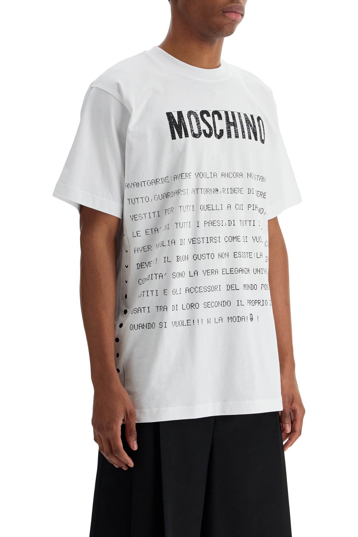 Moschino t-shirt with lettering print - VivaceVenus