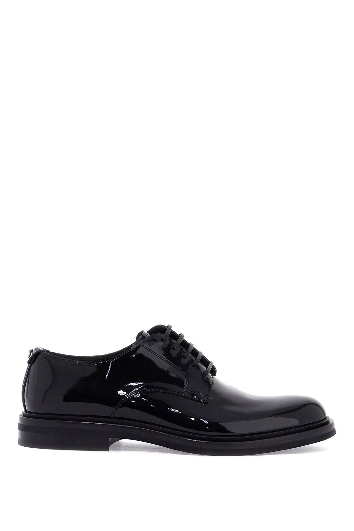 Dolce & Gabbana lace-up patent leather derby - VivaceVenus