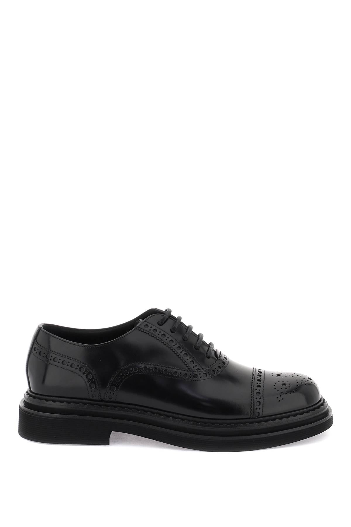 Dolce & Gabbana brushed leather oxford lace-ups - VivaceVenus