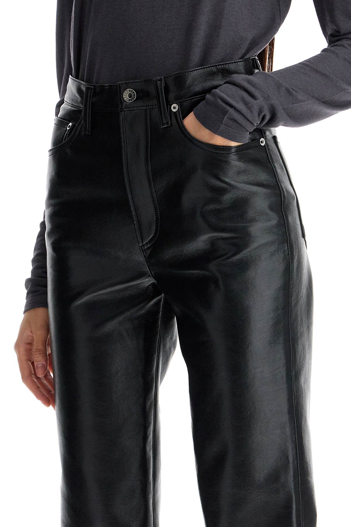 Agolde '90's recycled leather pinch waist - VivaceVenus