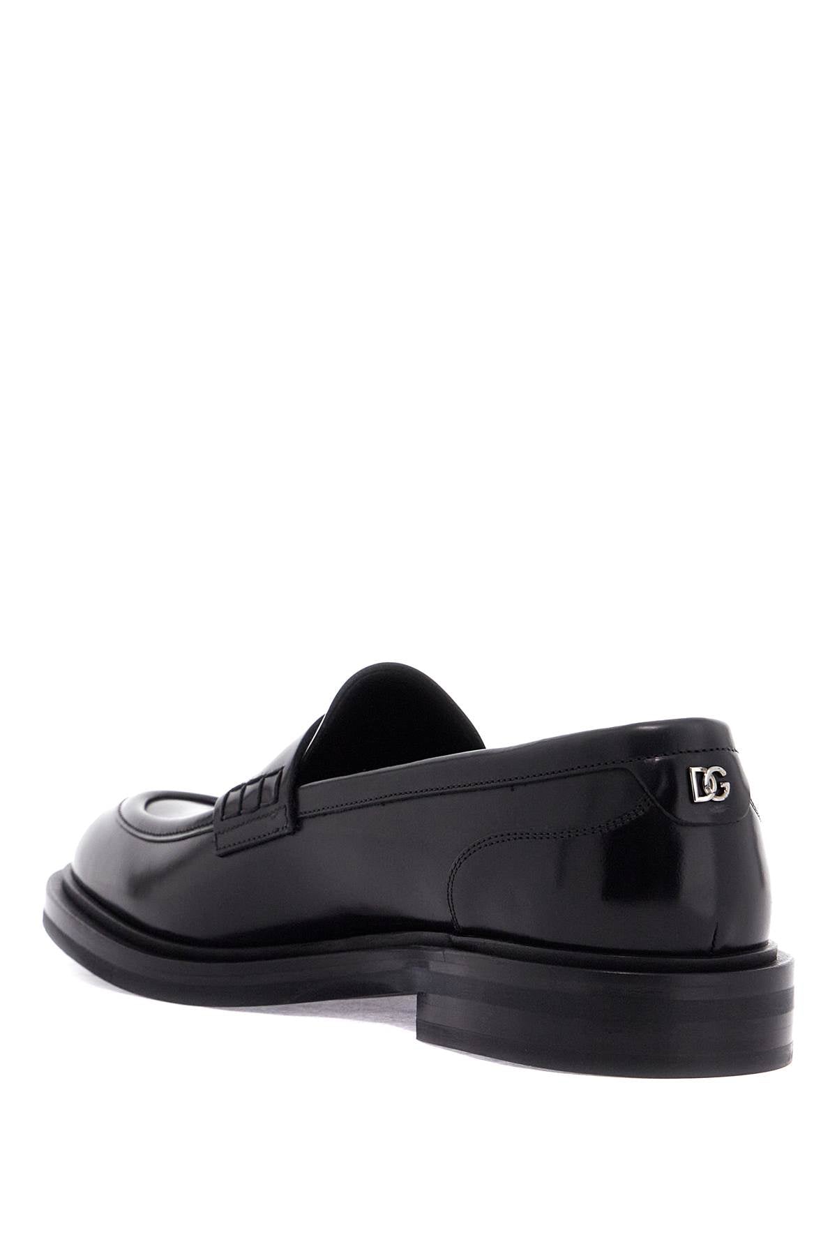 Dolce & Gabbana brushed leather loafers - VivaceVenus