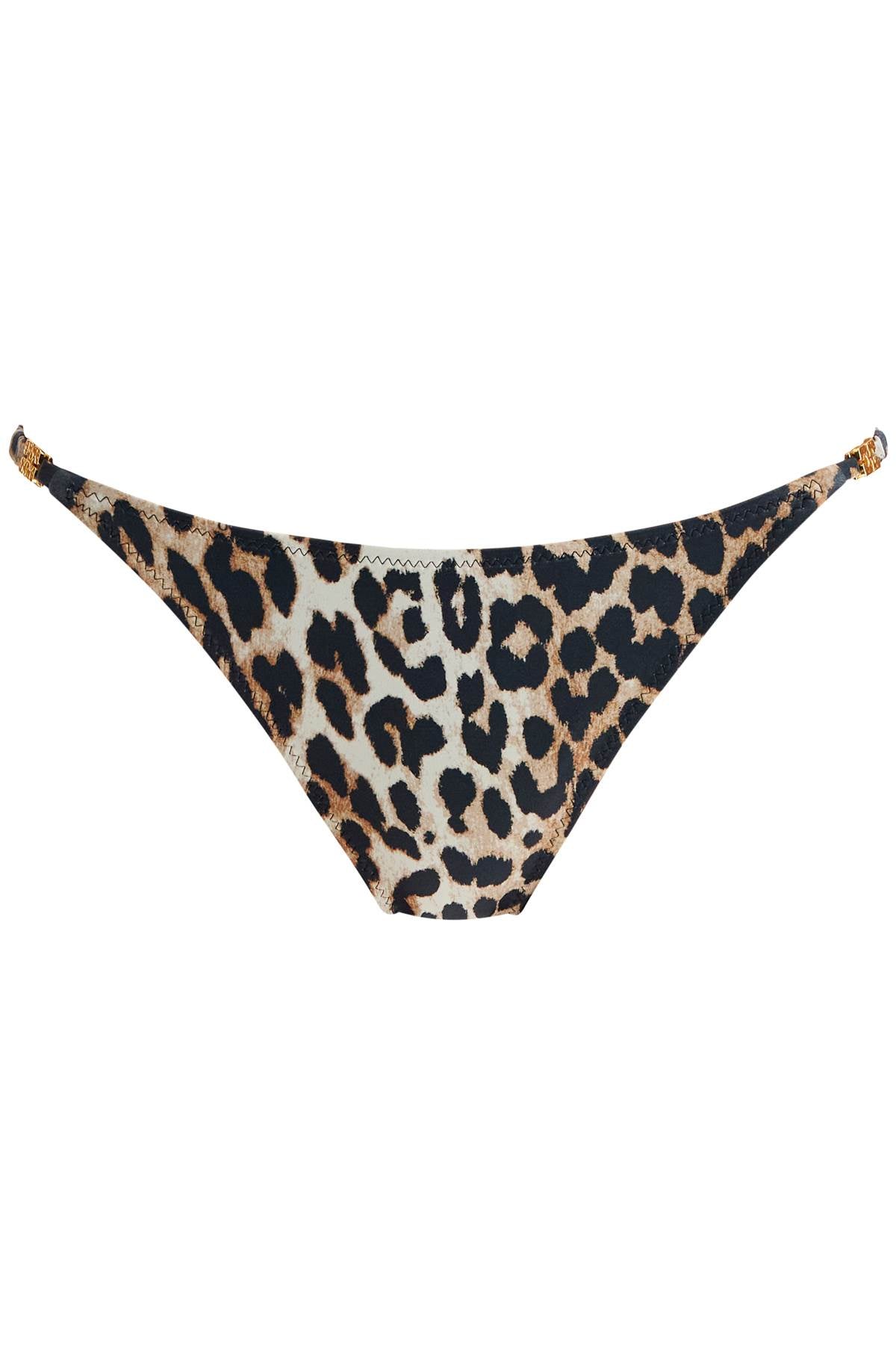 Ganni leopard print bikini briefs - VivaceVenus