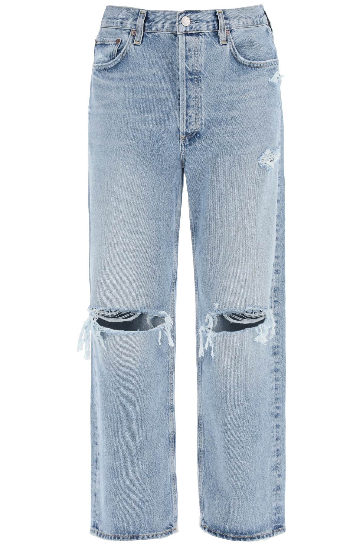 Agolde 90's destroyed jeans with distressed details - VivaceVenus