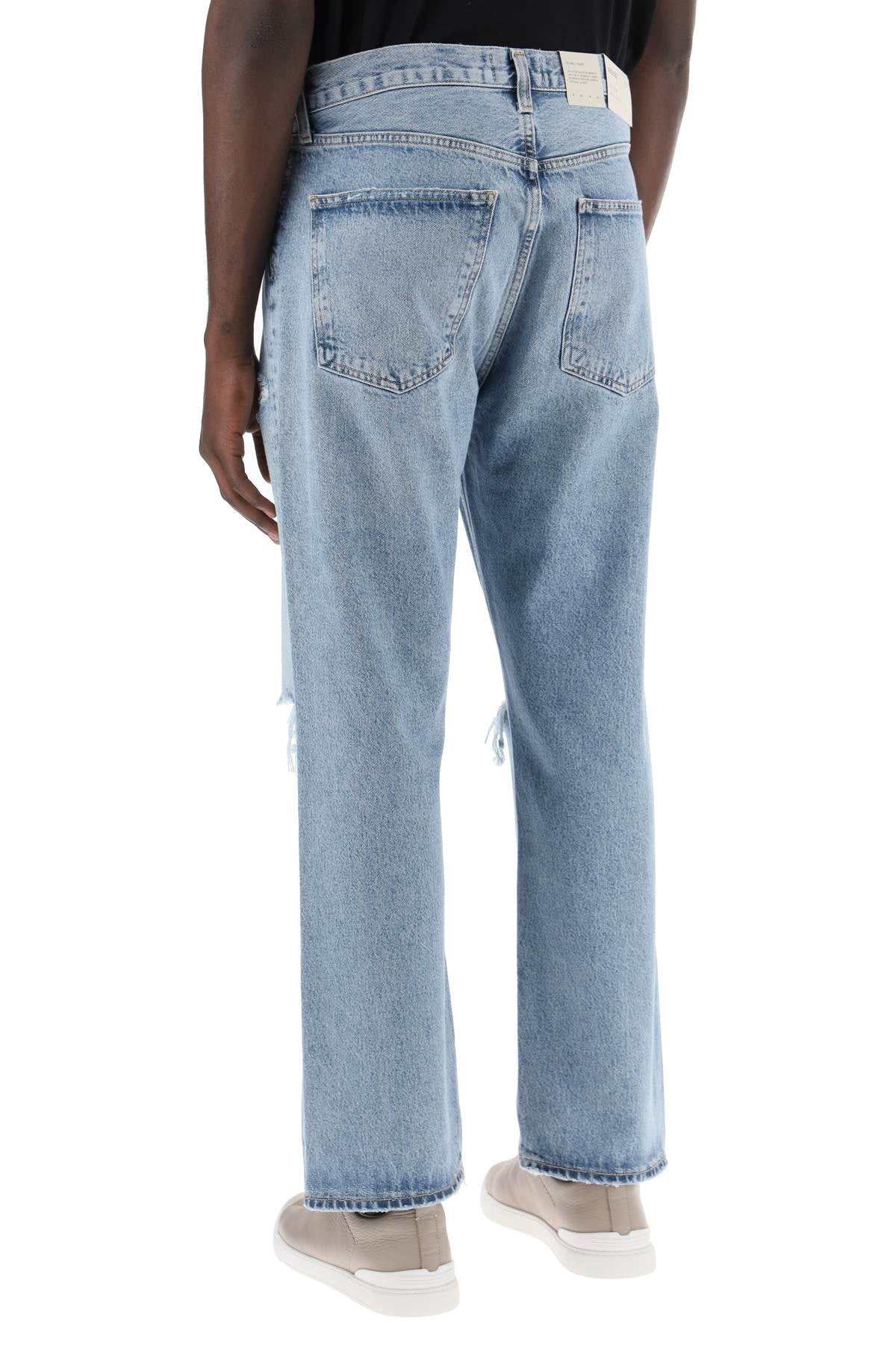 Agolde 90's destroyed jeans with distressed details - VivaceVenus