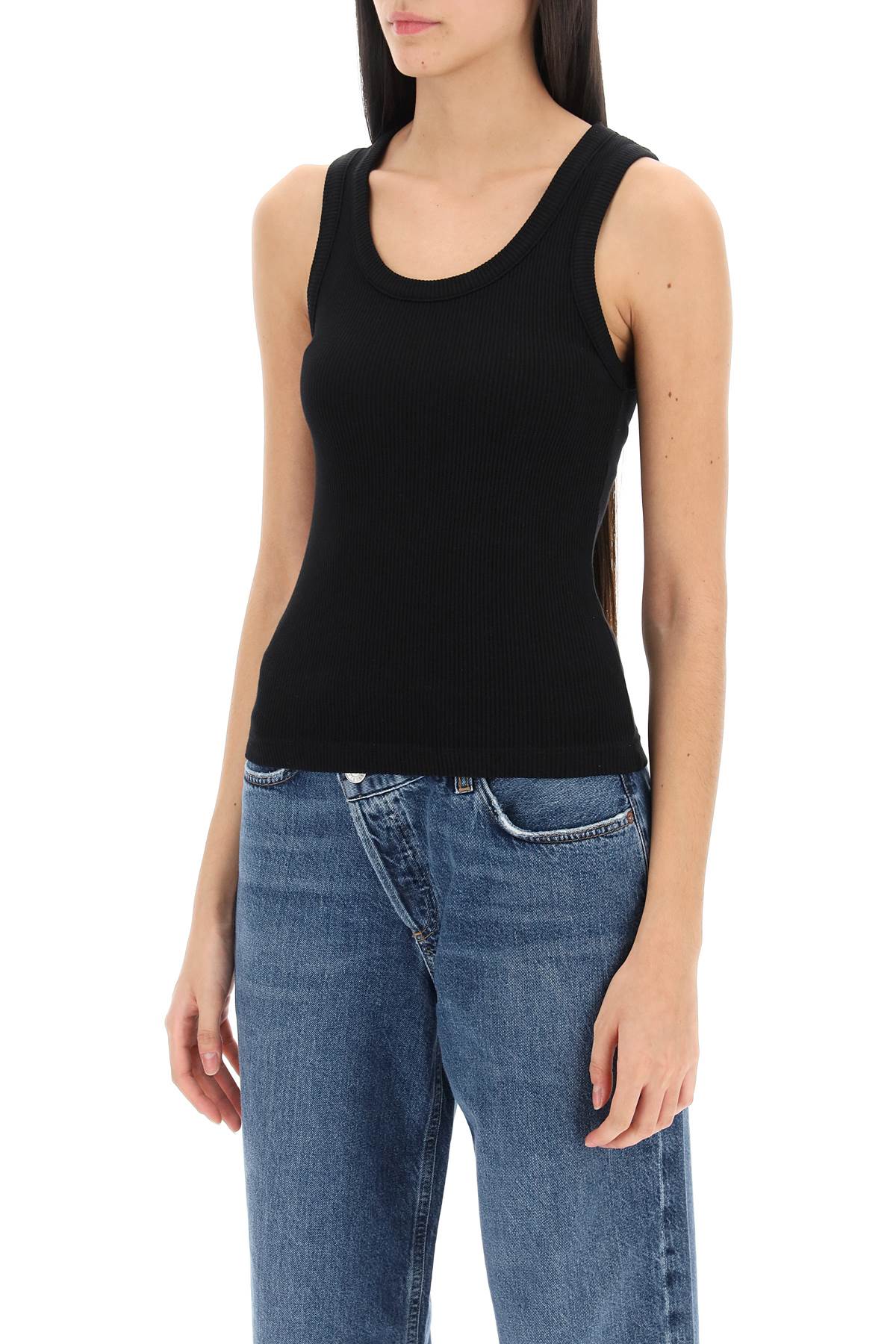 Agolde poppy ribbed tank top - VivaceVenus