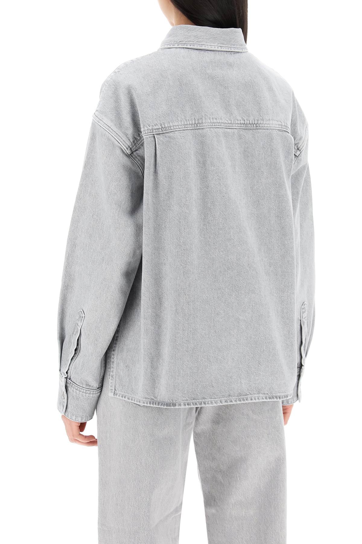 Agolde gwen denim shirt for women - VivaceVenus