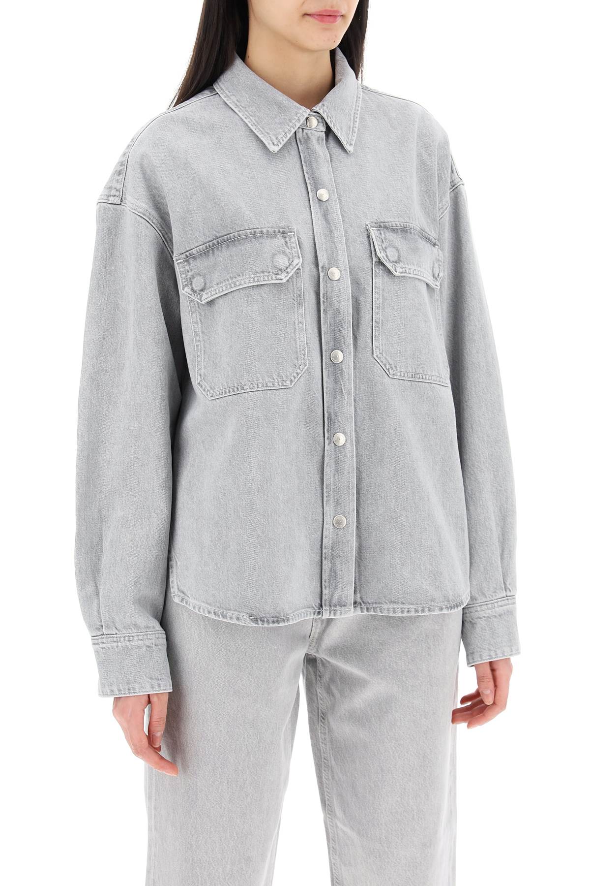 Agolde gwen denim shirt for women - VivaceVenus