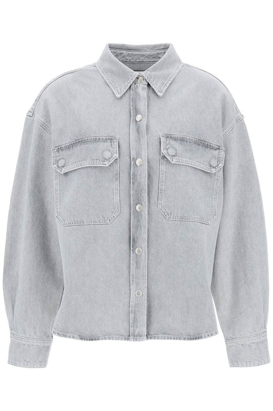 Agolde gwen denim shirt for women - VivaceVenus