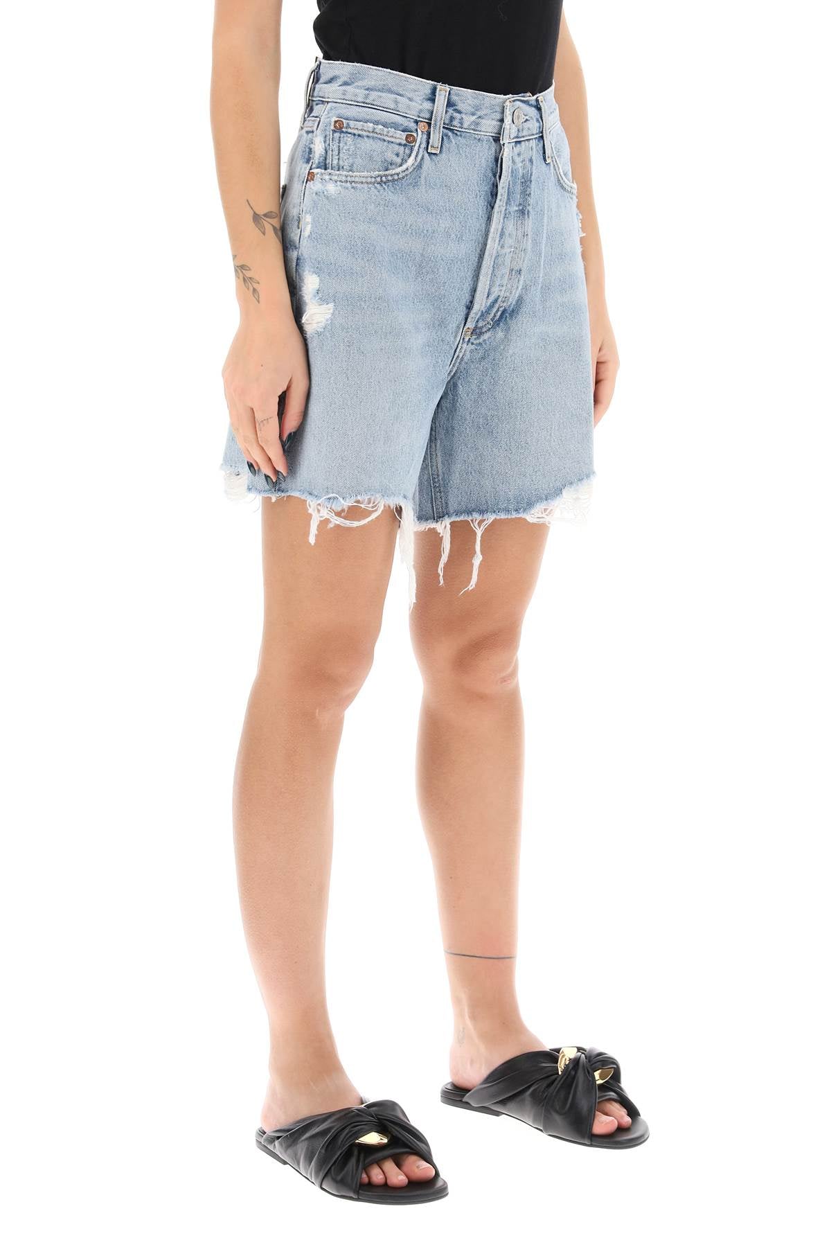 Agolde stella denim shorts - VivaceVenus