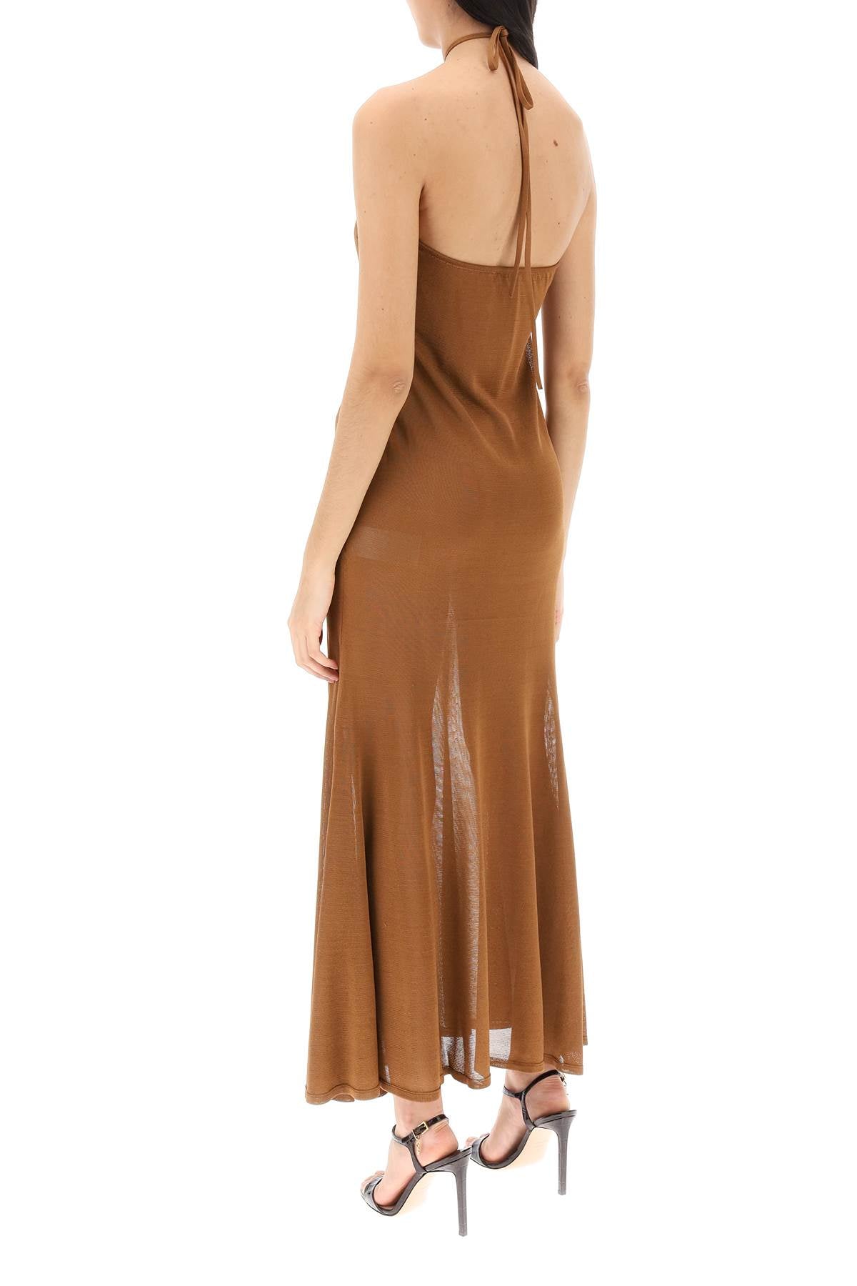 Tom Ford knitted halterneck maxi dress - VivaceVenus