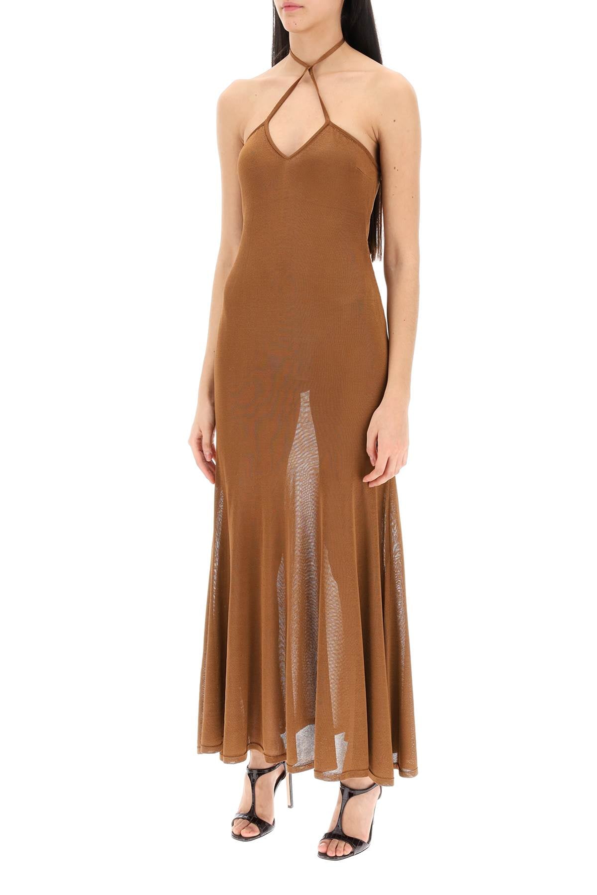 Tom Ford knitted halterneck maxi dress - VivaceVenus