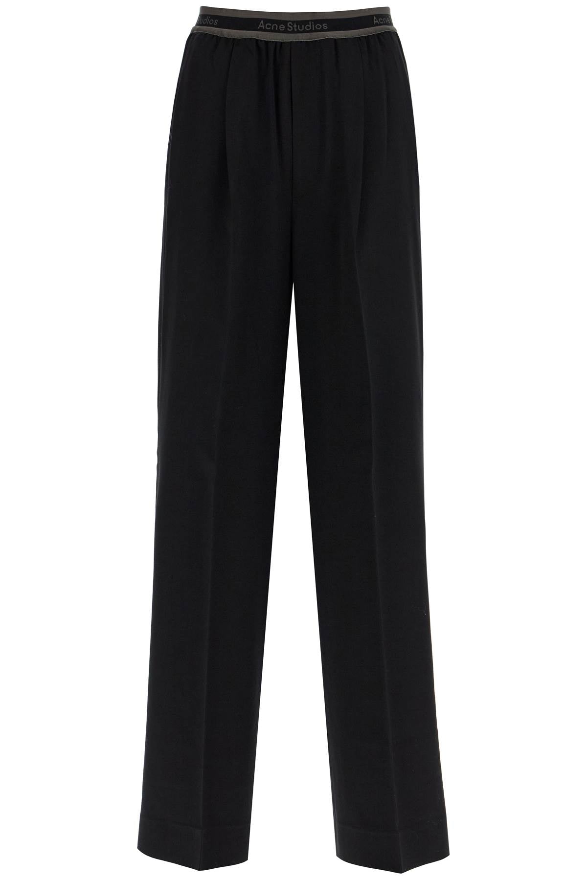 Acne Studios wide twill pants with elastic waistband - VivaceVenus