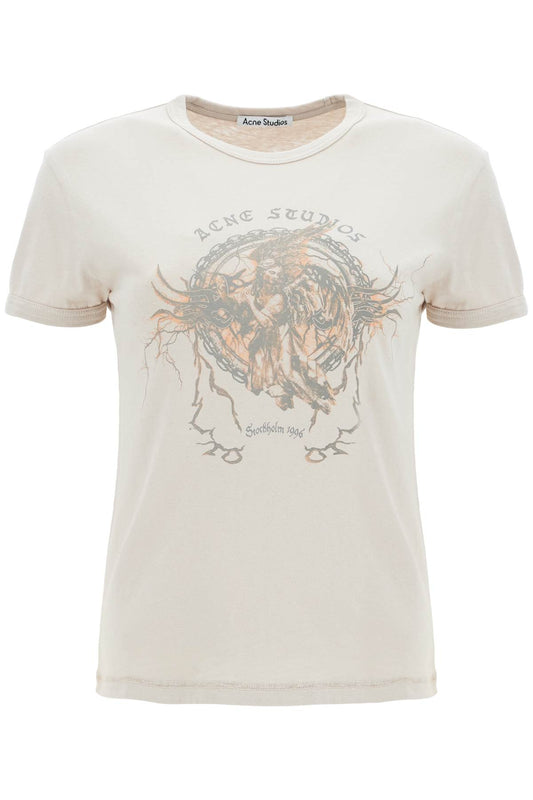 Acne Studios printed slim fit t-shirt - VivaceVenus