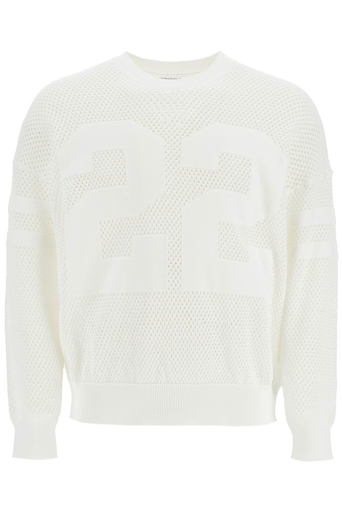 Amiri neck perforated knit sweater - VivaceVenus