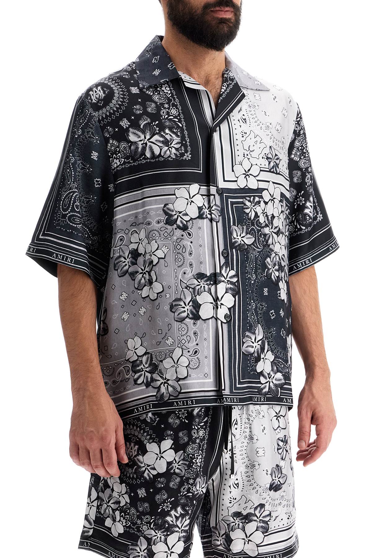 Amiri bowling shirt with bandana - VivaceVenus