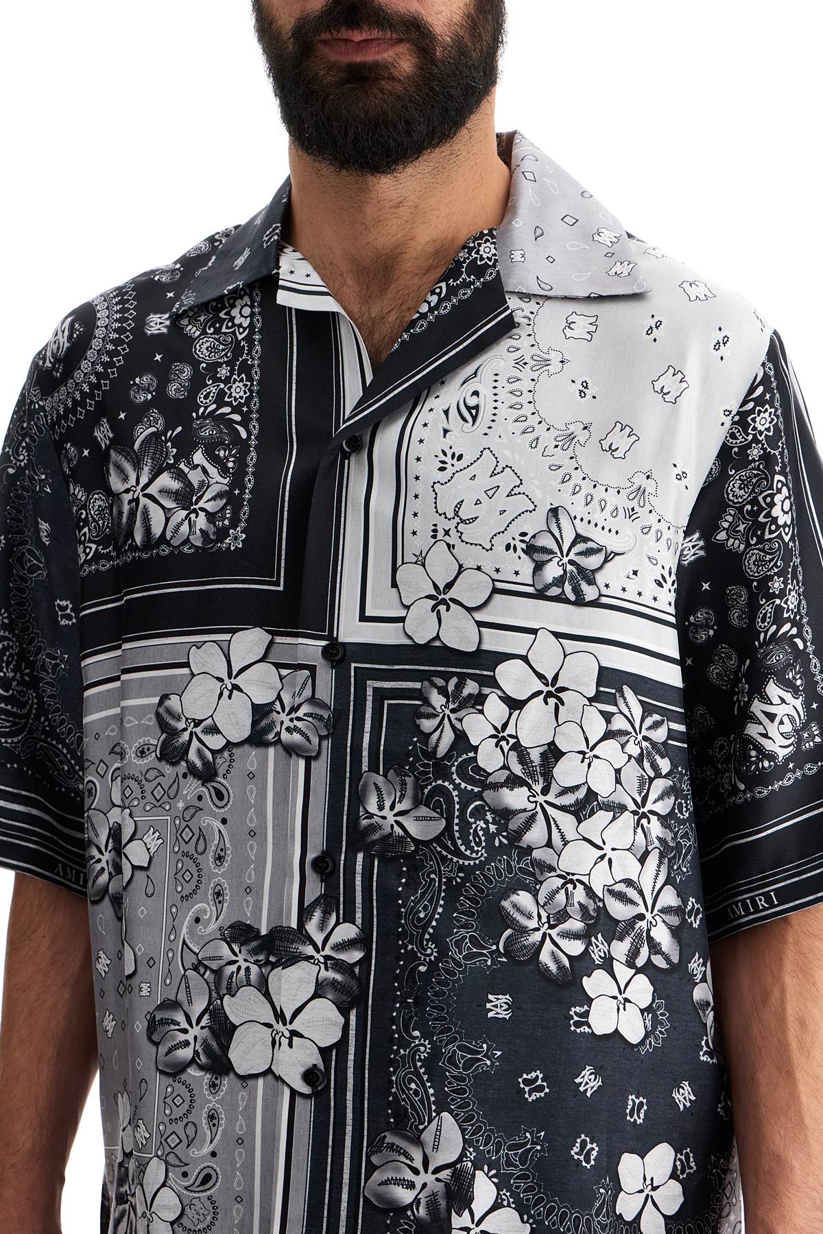 Amiri bowling shirt with bandana - VivaceVenus