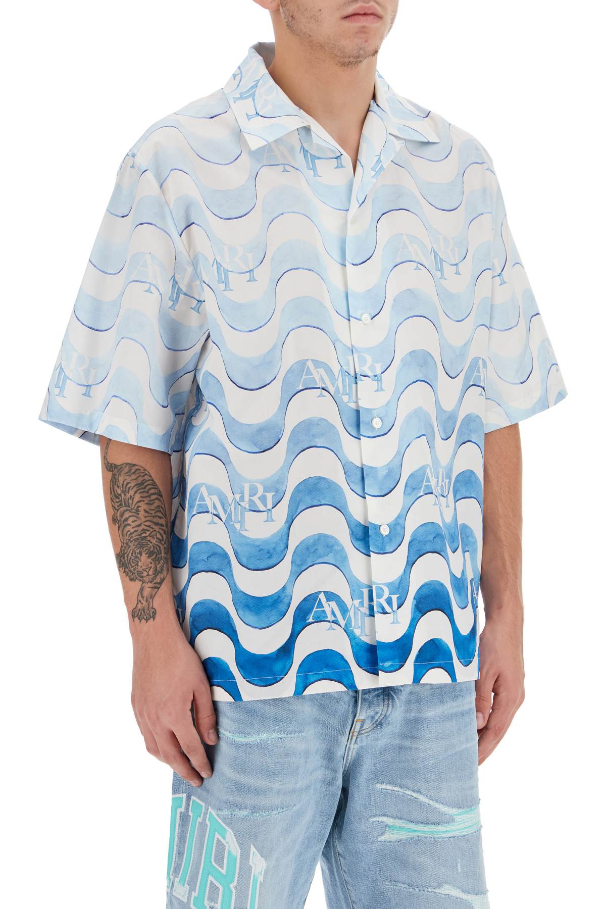 Amiri printed cotton shirt - VivaceVenus