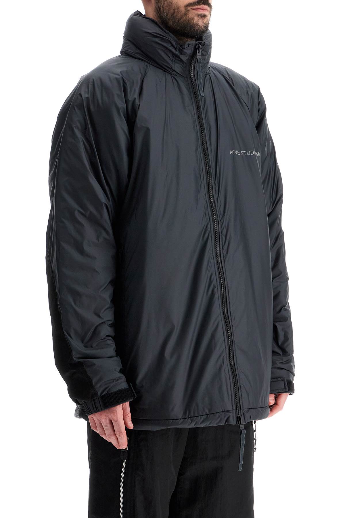 Acne Studios lightweight down jacket with patches - VivaceVenus