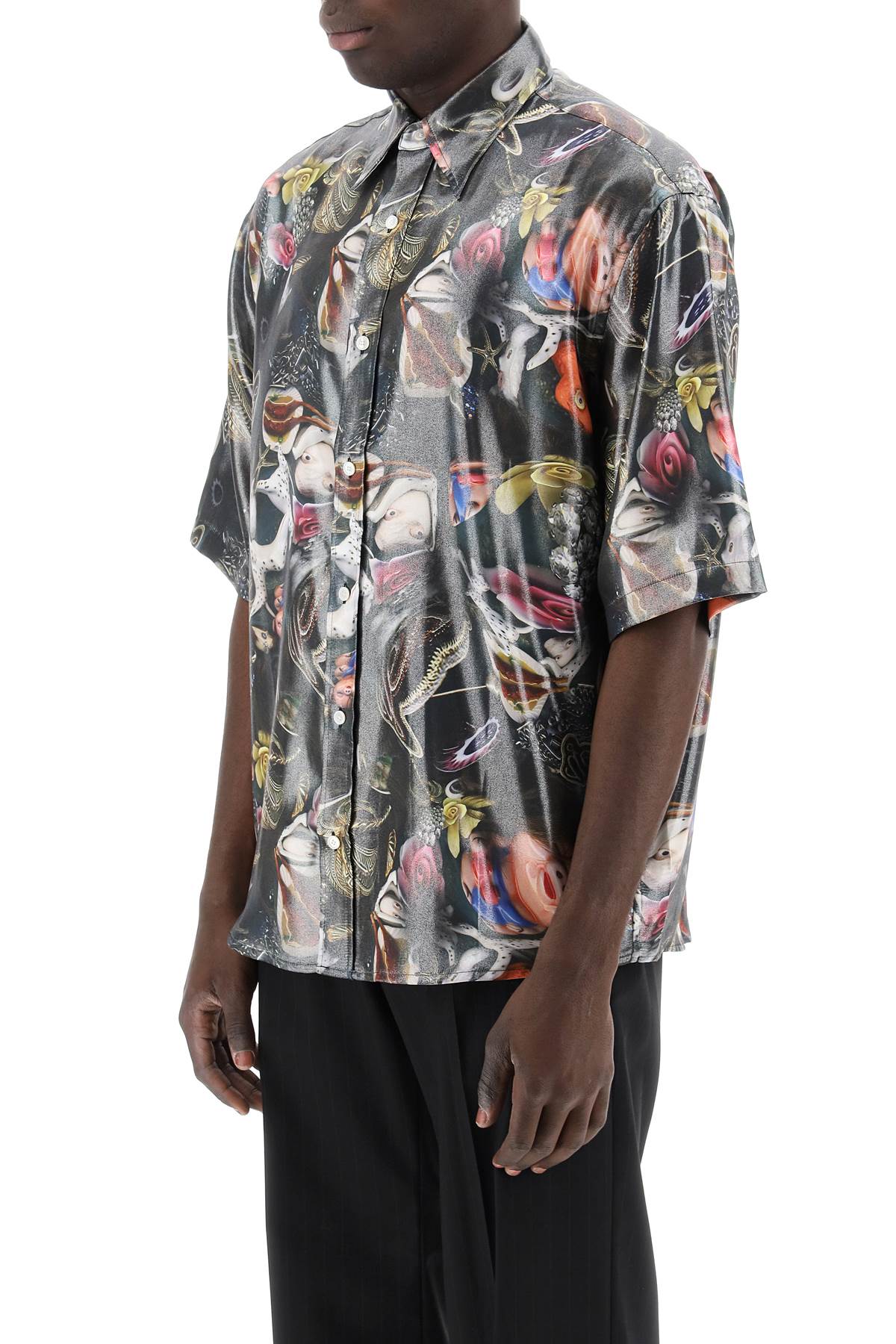 Acne Studios short-sleeved shirt with print for b. sund - VivaceVenus