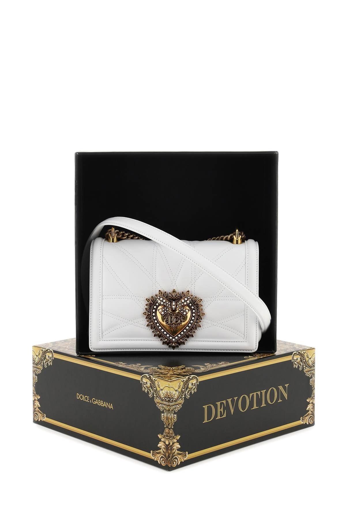 Dolce & Gabbana medium 'devotion' bag in quilted nappa leather - VivaceVenus