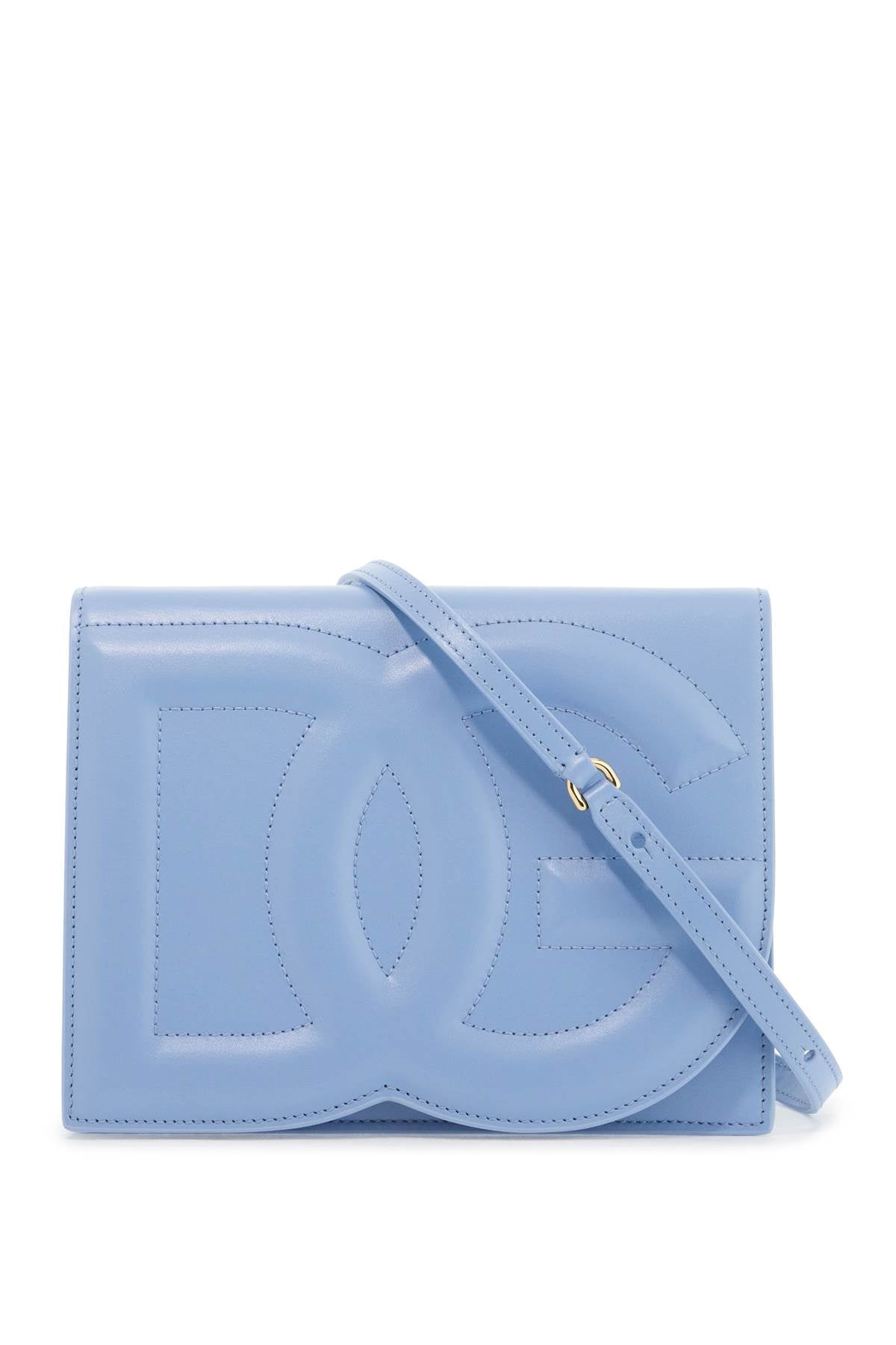 Dolce & Gabbana leather dg logo crossbody bag - VivaceVenus