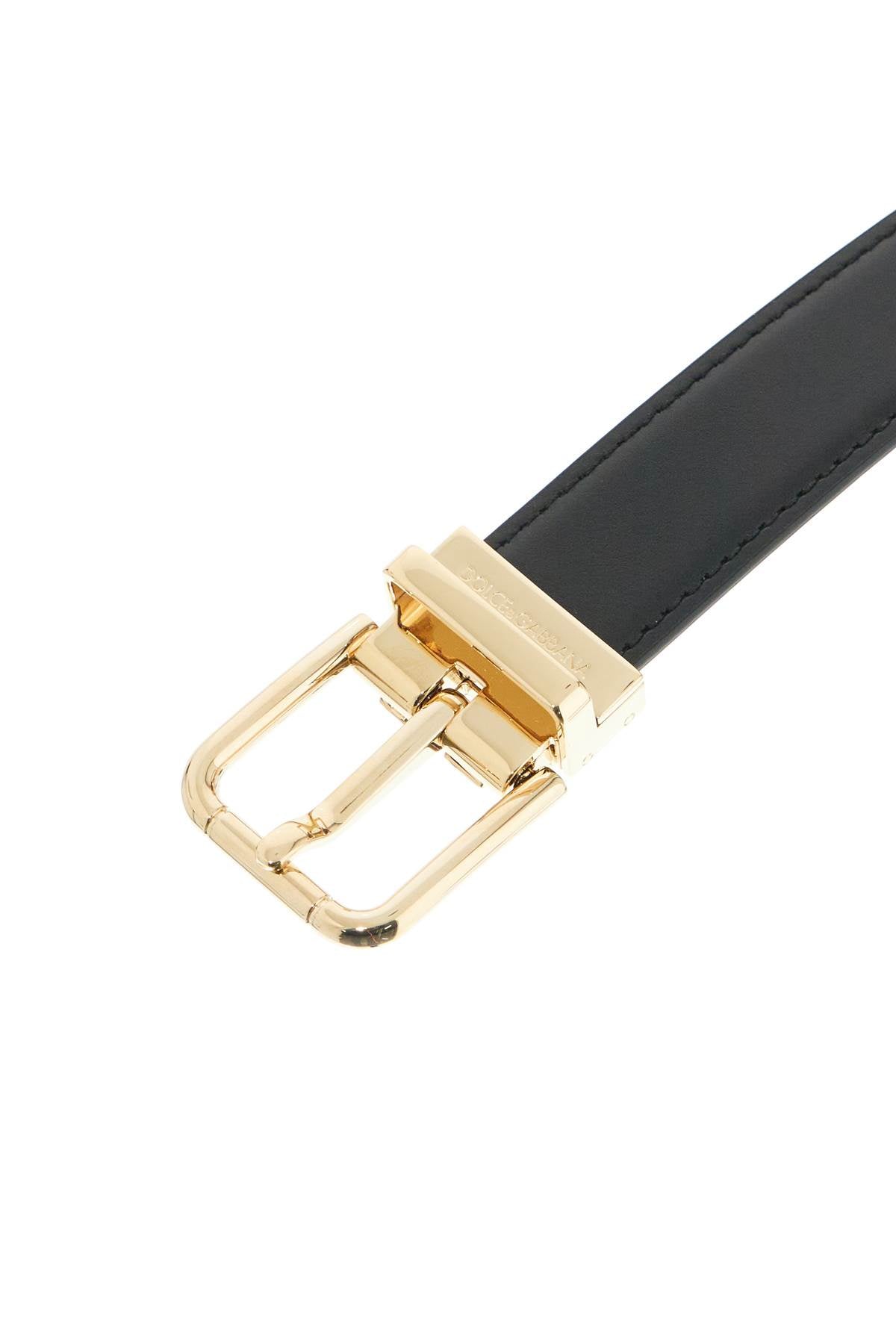 Dolce & Gabbana smooth leather dg belt with 8 - VivaceVenus