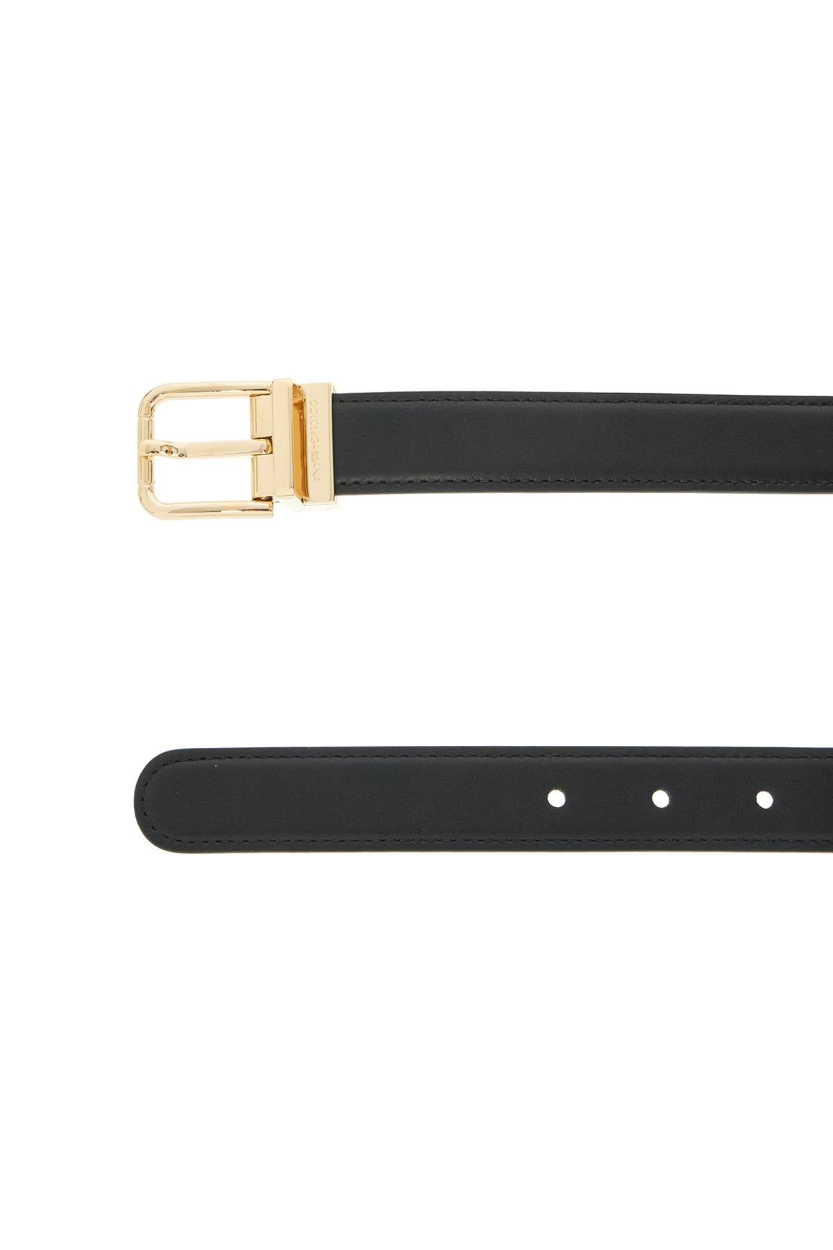 Dolce & Gabbana smooth leather dg belt with 8 - VivaceVenus