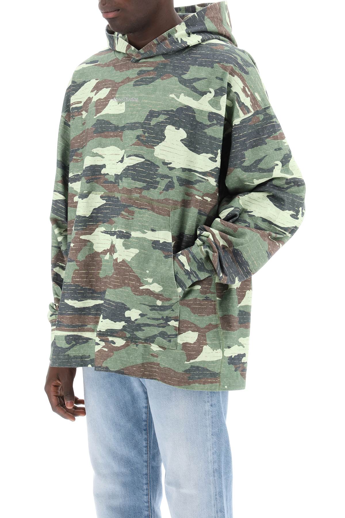 Acne Studios camouflage hoodie sweatshirt with - VivaceVenus