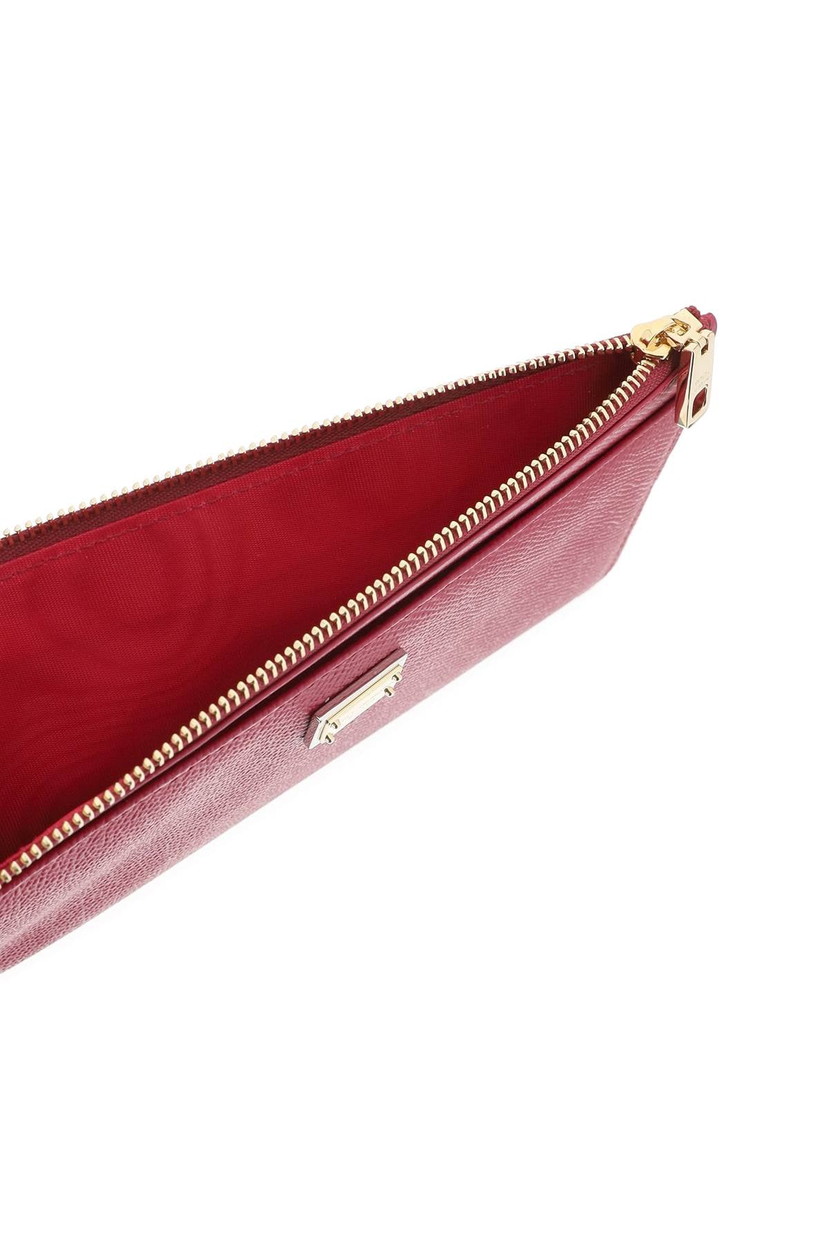 Dolce & Gabbana cardholder pouch in dauphine calfskin - VivaceVenus