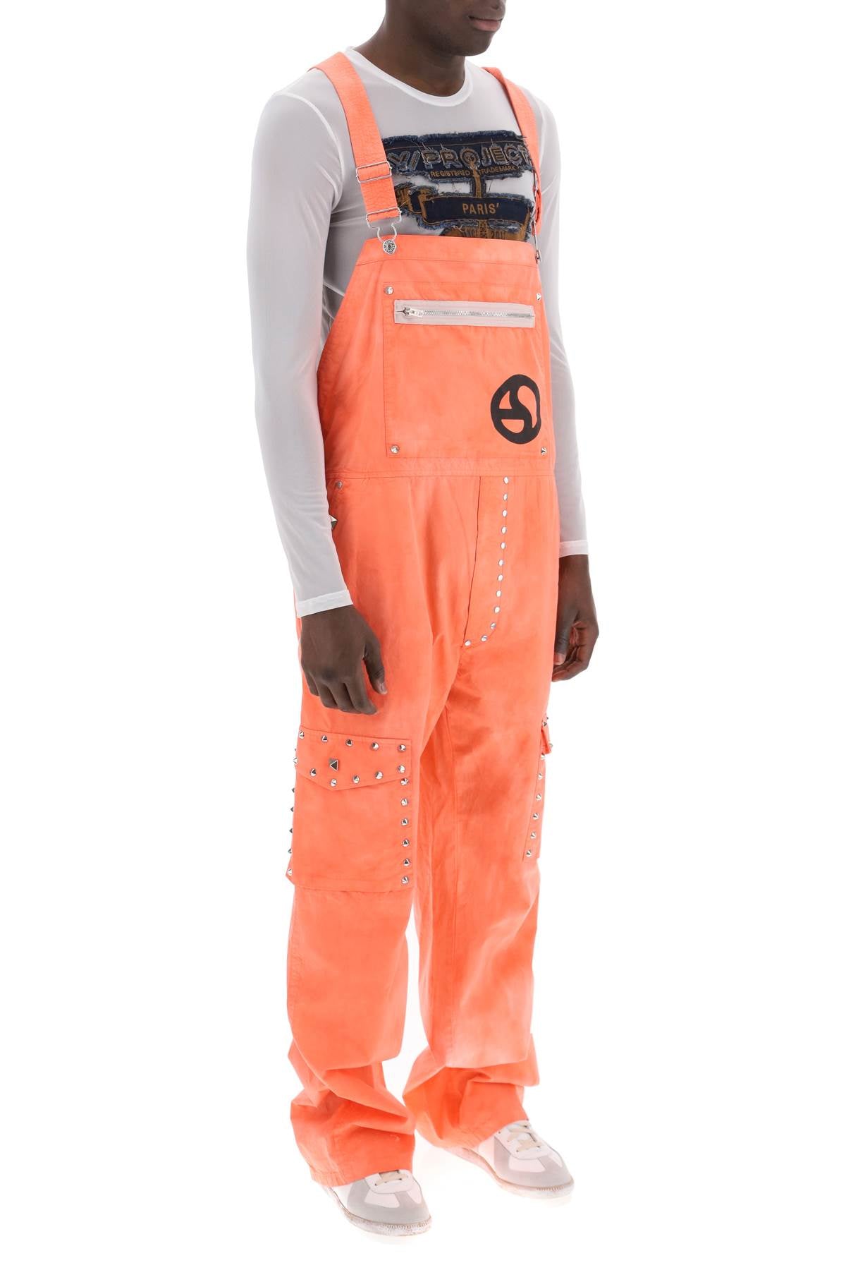 Acne Studios cotton overalls with studs - VivaceVenus