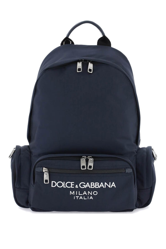 Dolce & Gabbana nylon backpack with logo - VivaceVenus