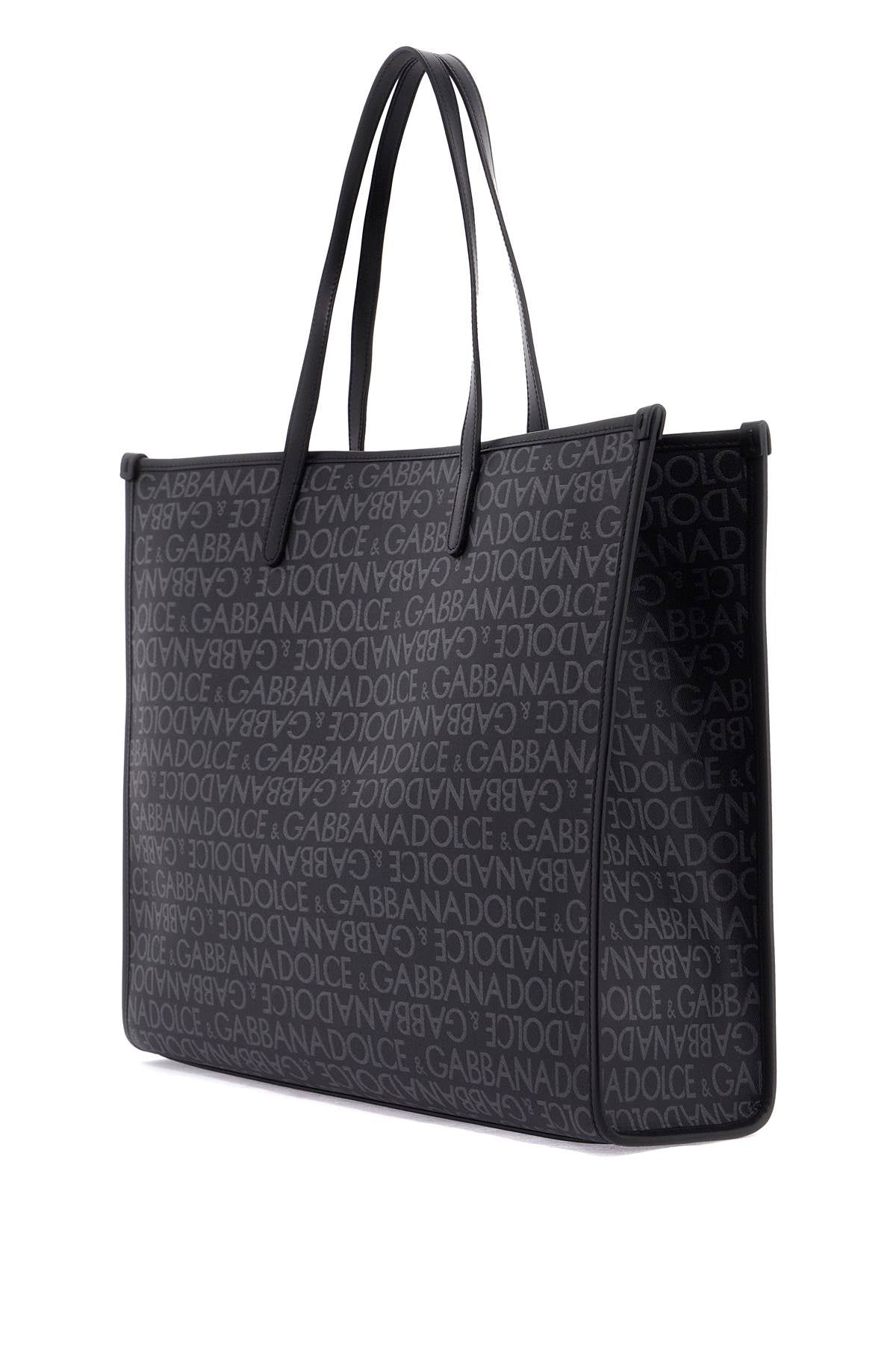 Dolce & Gabbana large jacquard-coated tote bag - VivaceVenus