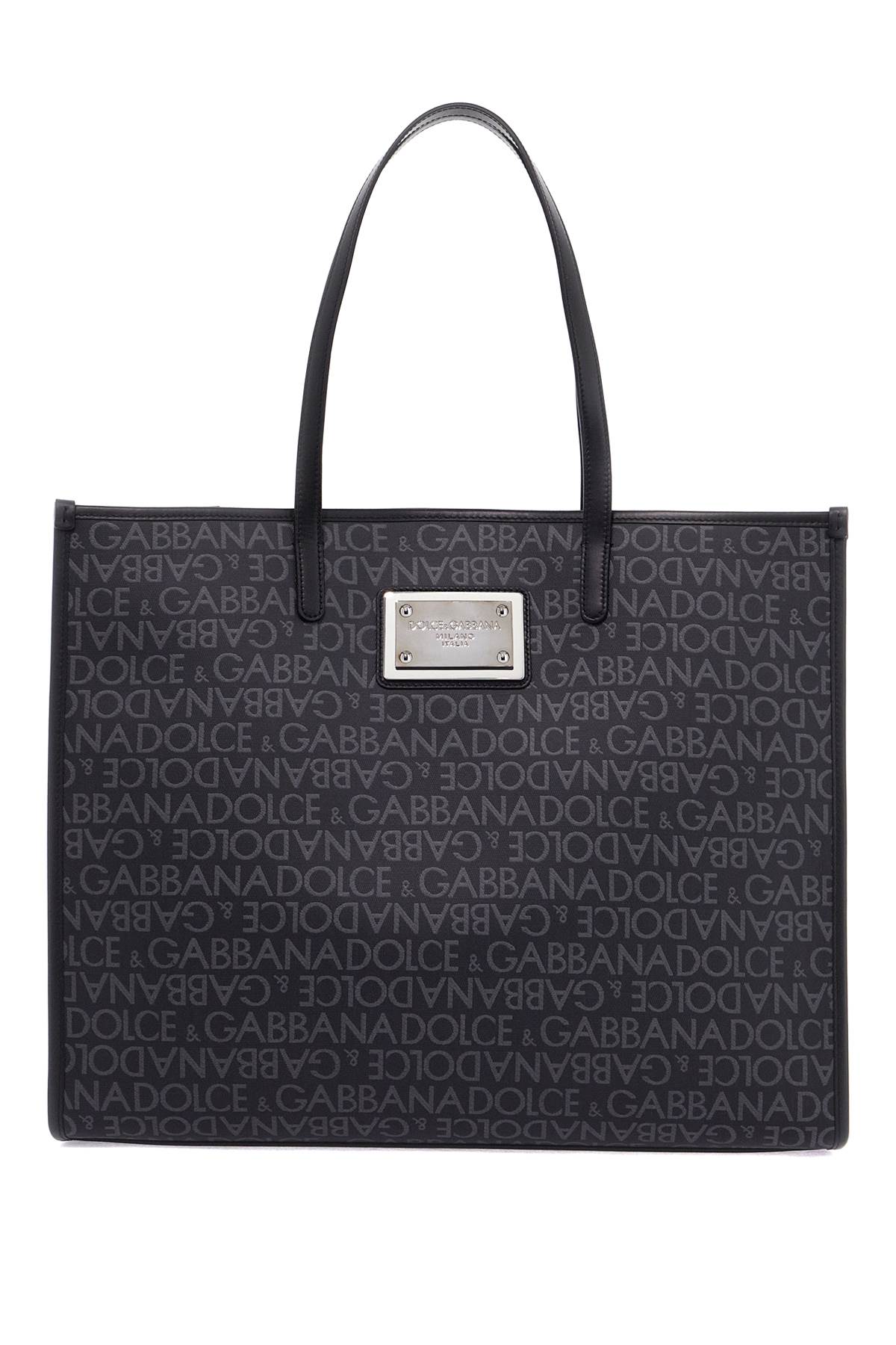 Dolce & Gabbana large jacquard-coated tote bag - VivaceVenus