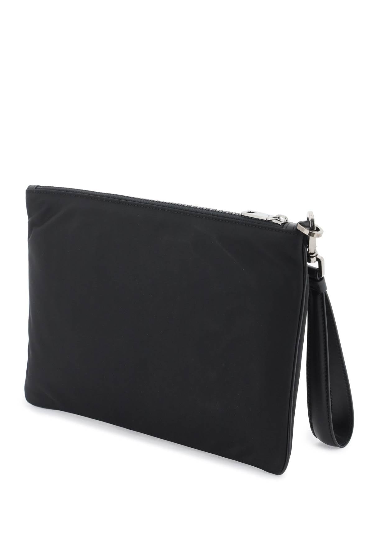 Dolce & Gabbana nylon pouch with rubberized logo - VivaceVenus