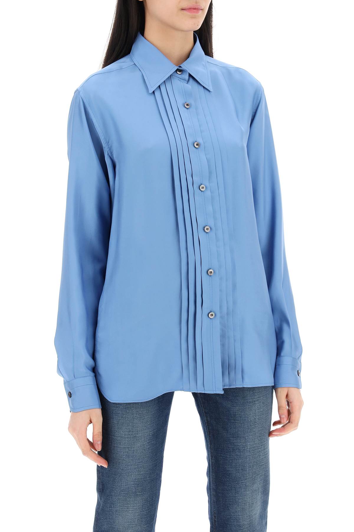 Tom Ford pleated bib shirt with - VivaceVenus