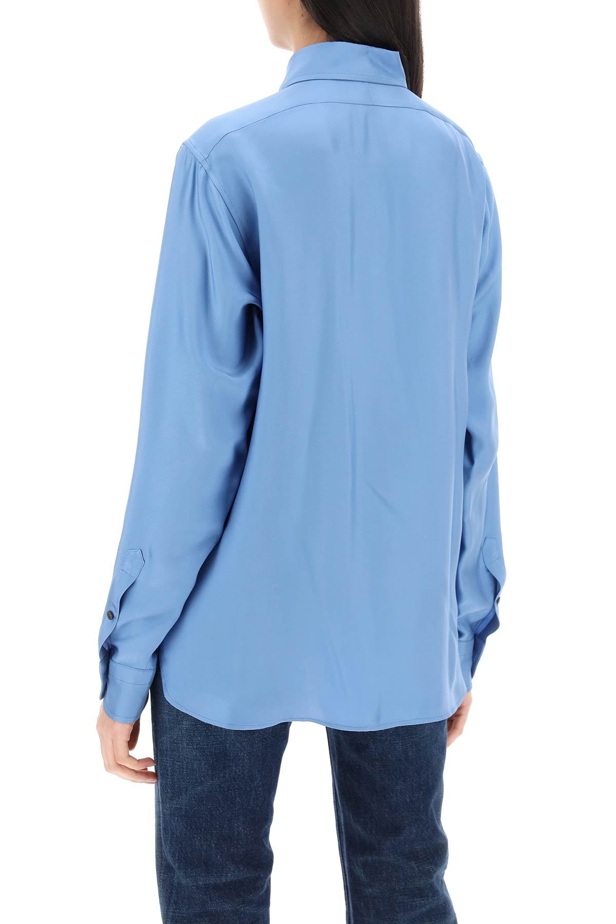 Tom Ford pleated bib shirt with - VivaceVenus