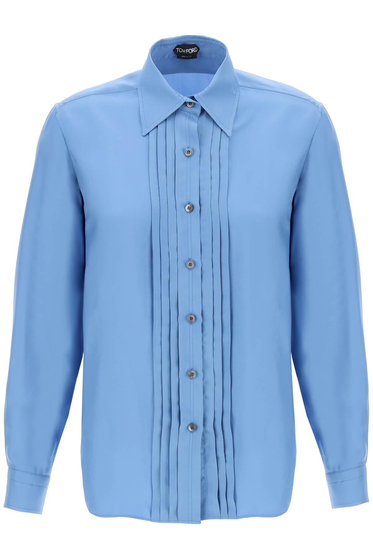 Tom Ford pleated bib shirt with - VivaceVenus