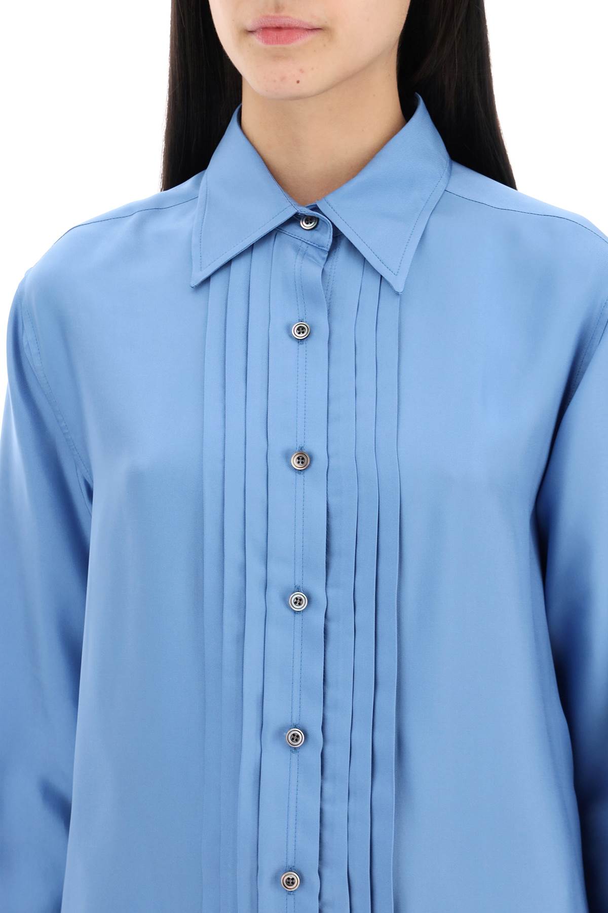 Tom Ford pleated bib shirt with - VivaceVenus